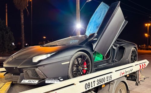لامبورگینی اونتادور در ایران! پس از 12 سال دوباره لامبورگینی آمد! اینبار 12 سیلندر رودستر!