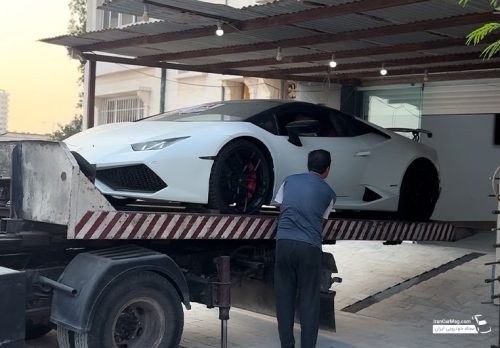 ورود لامبورگینی هوراکان LP610-4 به کیش، چهارمین لامبورگینی در جزیره