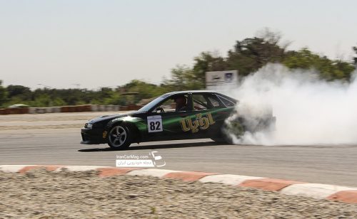 دریفت یکی از شرکت کنندگان 