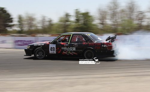 حضور شرکت کنندگان در مسابقات دریفت